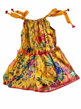 Zimmermann Yellow floral cotton child romper summer spring 6